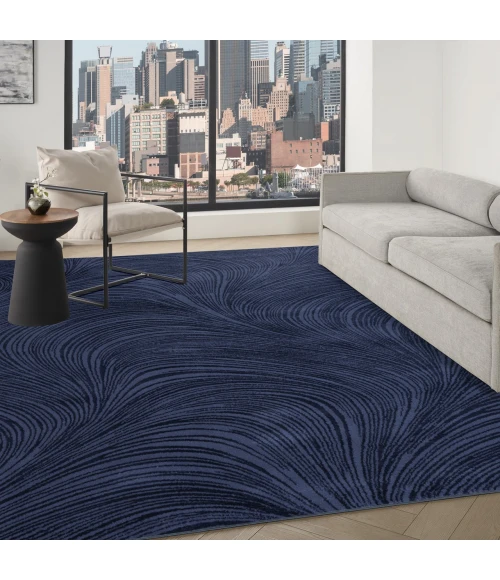 DKNY Central Park West Blue CEP02 3ft.11in. x 5ft.11in. Rect. Rug