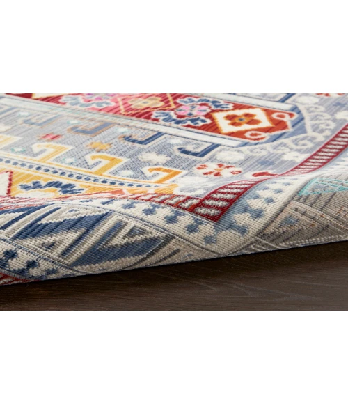 Nourison Vintage Kashan Grey/Multi VKA06 2 ft. X 4 ft. Rectangle Rug