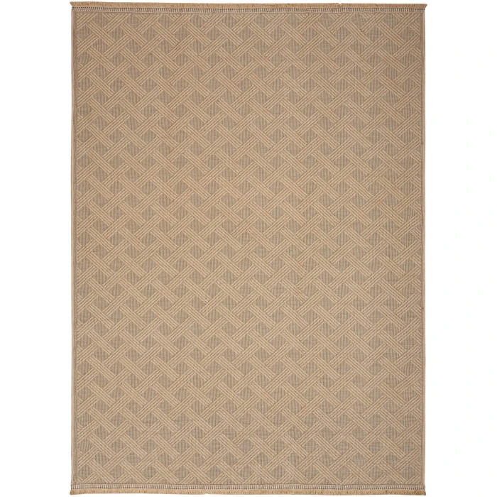 Nourison Washable Jute Natural WSJ02 4 ft. X 6 ft. Rect. Rug