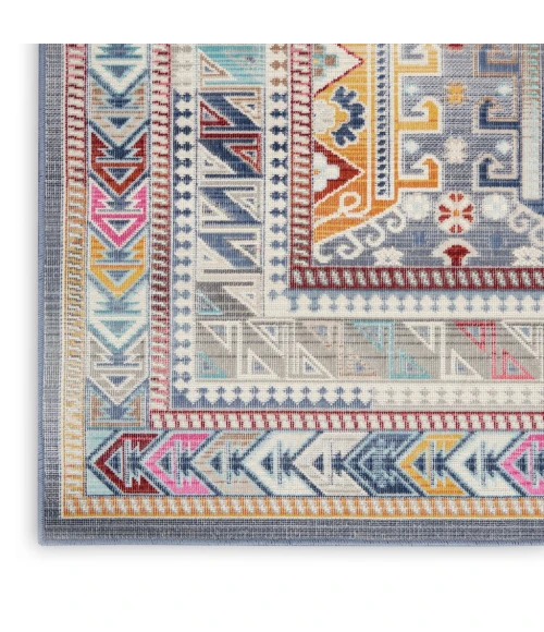 Nourison Vintage Kashan Area Rug VKA06-Grey/Multi