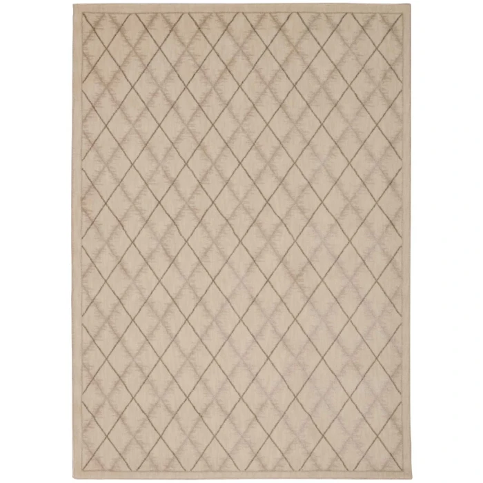 Nourison Home Tranquility Ivory TNQ01 5ft.3in. x 7ft.5in. Rect. Rug