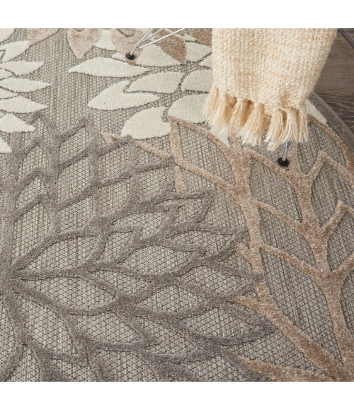 Nourison Aloha Round Area Rug ALH05-Natural