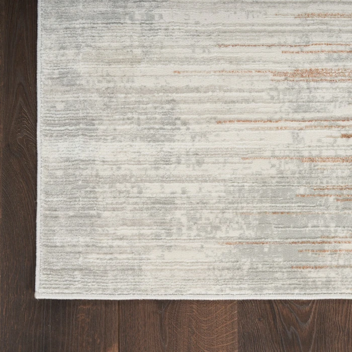 Nourison Home Texture Ivory Grey HMT01 8 ft. X 10 ft. Rect. Rug