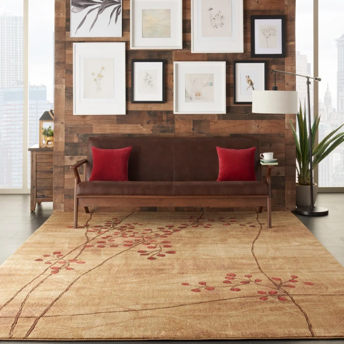 Nourison Somerset Latte ST74 9 ft. 6 in. X 13 ft. Rect. Rug