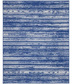 Nourison Home Whimsicle WHS16 Navy Ivory 7 ft. X 10 ft. Area Rug