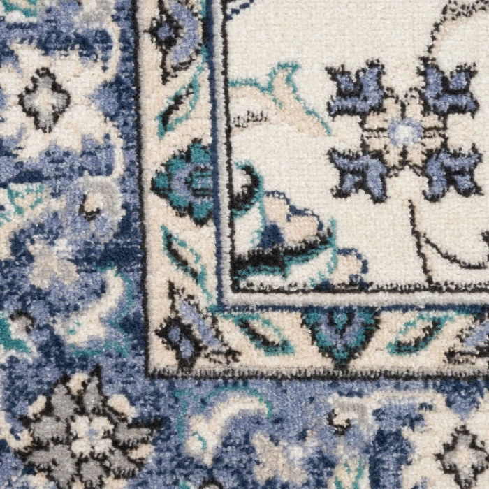 Nourison Home Nourison Essentials Ivory Blue NRE05 6 ft. X 9 ft. Rectangle Rug