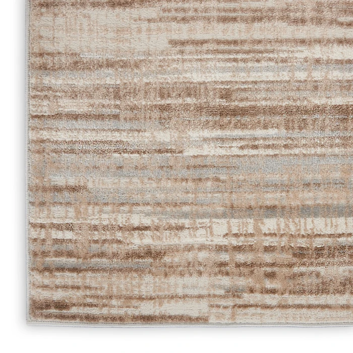 Nourison Elation Area Rug ETN01 Ivory Grey 7'10" x 9'10"