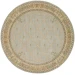 Nourison Home Ashton House Blue AS03 7ft.5in. x Round Round Rug
