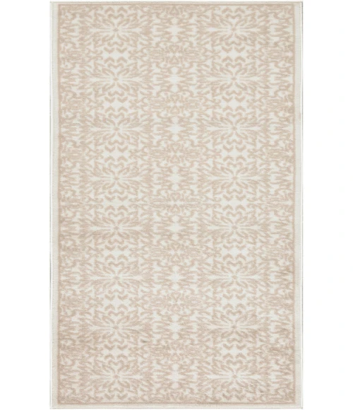 Nourison Jubilant Ivory Beige JUB06 2 ft. 3 in. X 7 ft. 3 in. Rectangle Rug