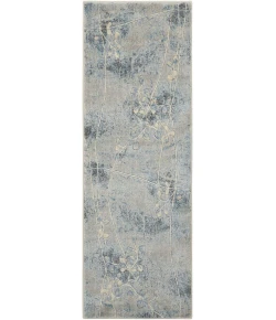 Nourison Home Somerset ST74 Silver Blue 2 ft. 3 in. X 8 ft. Area Rug