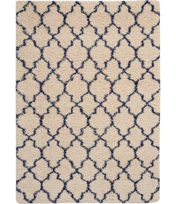 Nourison Home Amore AMOR2 Ivory/Blue 3 ft. 11 in. X 5 ft. 11 in. Area Rug