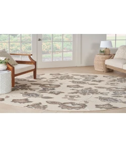 Nourison Home Aloha ALH31 Beige 7 ft. 10 in. Round Area Rug