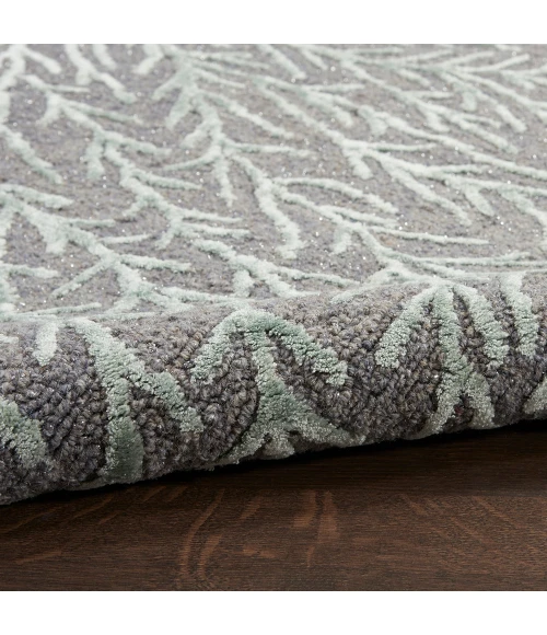 Michael Amini Ma30 Star Area Rug SMR03 Slate/Teal