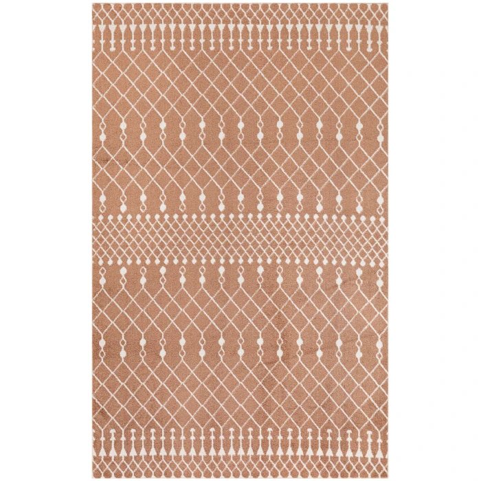 Nourison Astra Machine Washable Copper ASW10 5 ft. 3 in. X 7 ft. Rectangle Rug