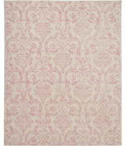 Nourison Home Jubilant JUB09 Ivory Pink 8 ft. 6 in. X 12 ft. Area Rug