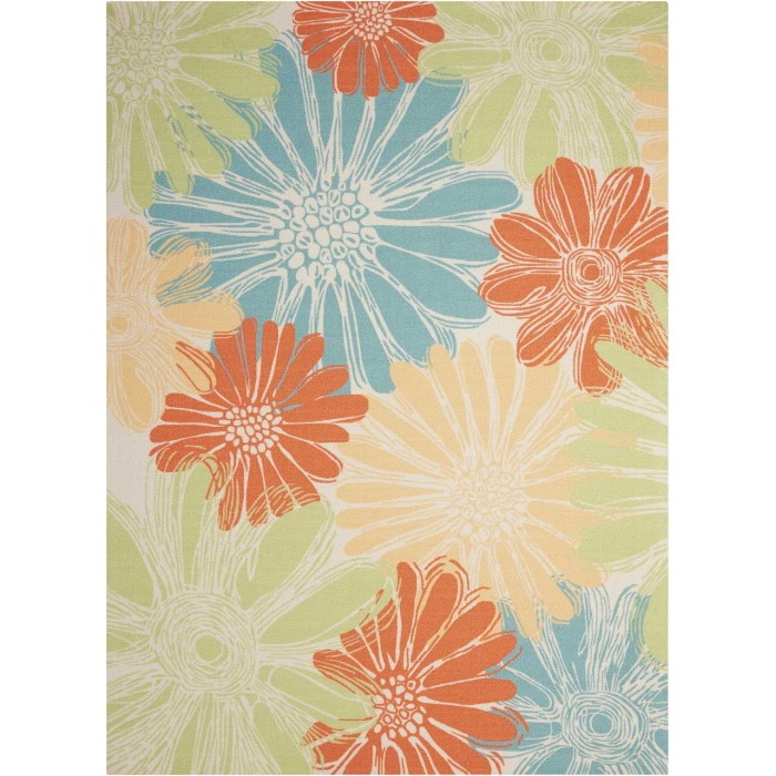 Nourison Home & Garden Area Rug RS022-Ivory