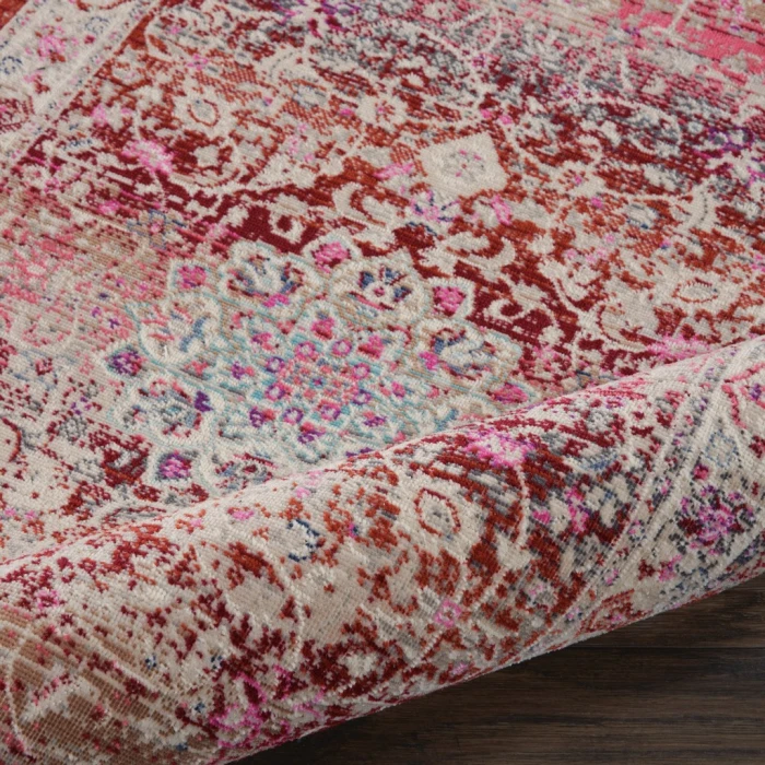 Nourison Vintage Kashan Runner Area Rug VKA01-Red