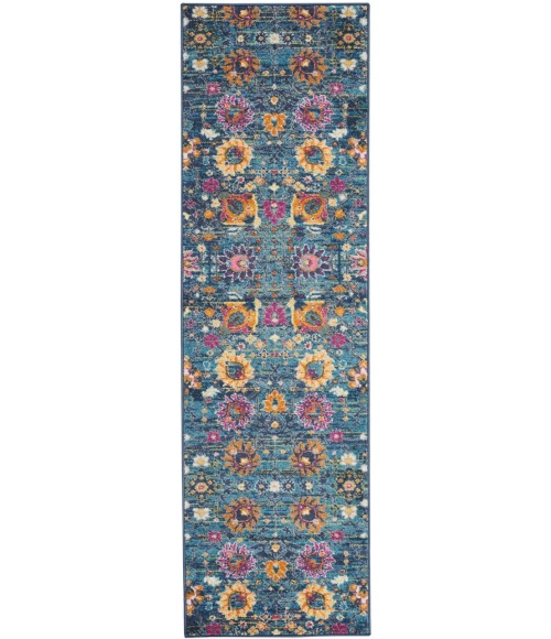 Nourison Passion Runner Area Rug PSN01-Denim