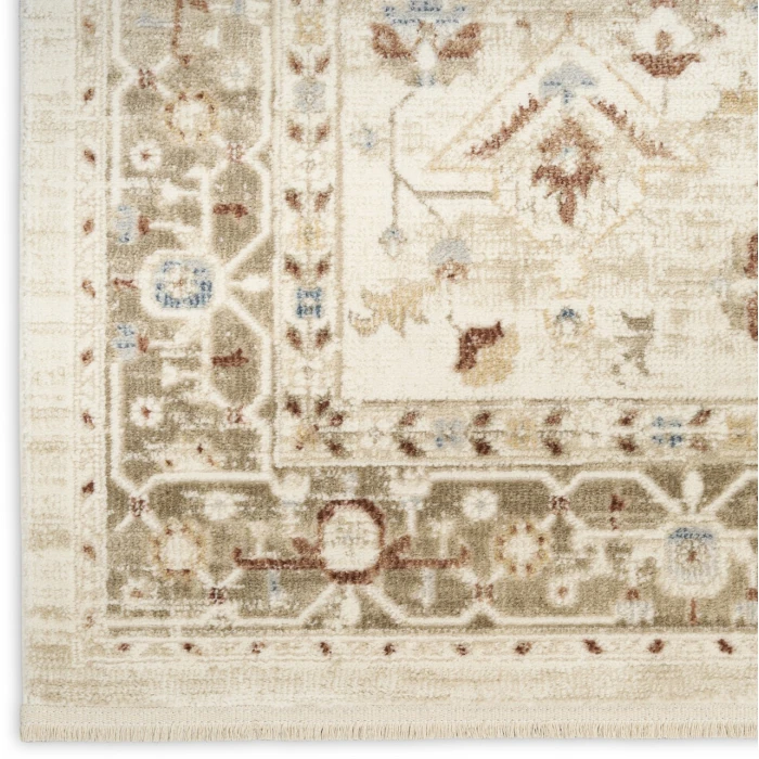 Nourison Home Pardis Cream / Ivory PRD02 5ft.3in. x 7ft. Rect. Rug