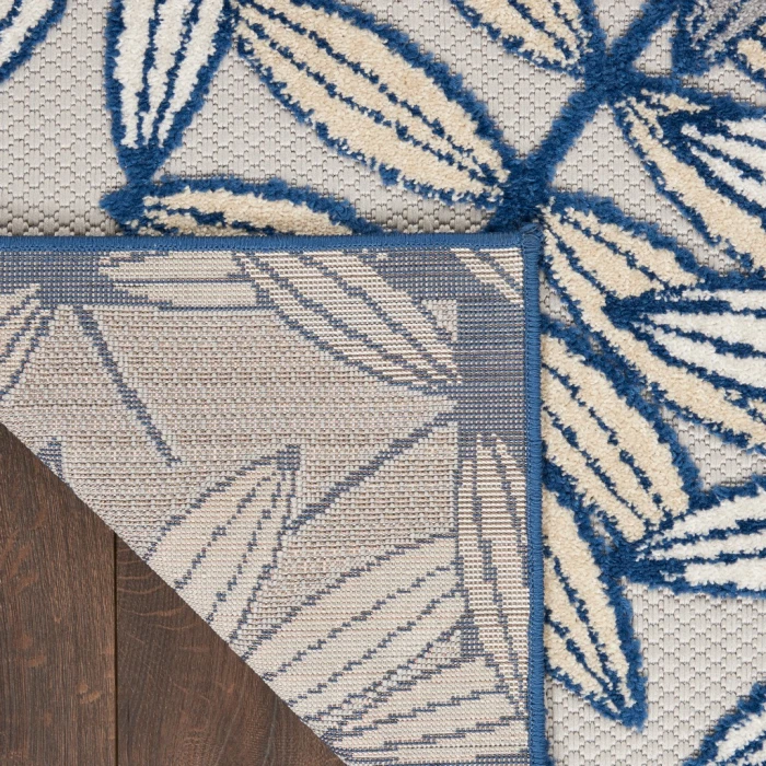 Nourison Aloha Area Rug ALH18-Ivory/Navy