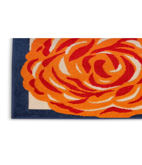 Nourison Aloha Multicolor ALH32 2 ft. X 6 ft. Rectangle Rug