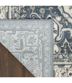 Nourison Home Quarry QUA18 Navy Ivory 5 ft. 3 in. X 7 ft. 3 in. Area Rug