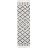 Nourison Home Moroccan Shag MRS01 White 2 ft. 2 in. X 8 ft. 1 in. Area Rug