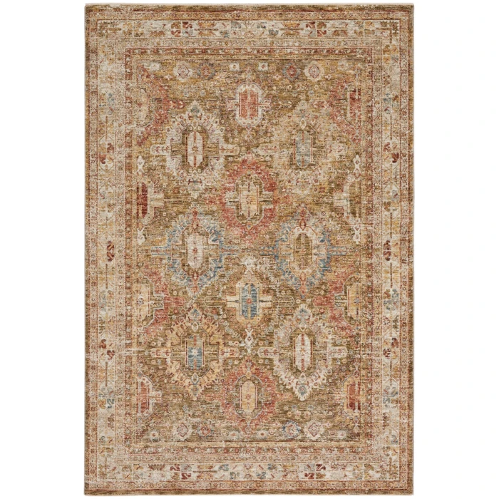 Nourison Sahar Green SHR01 4 ft. X 6 ft. Rect. Rug