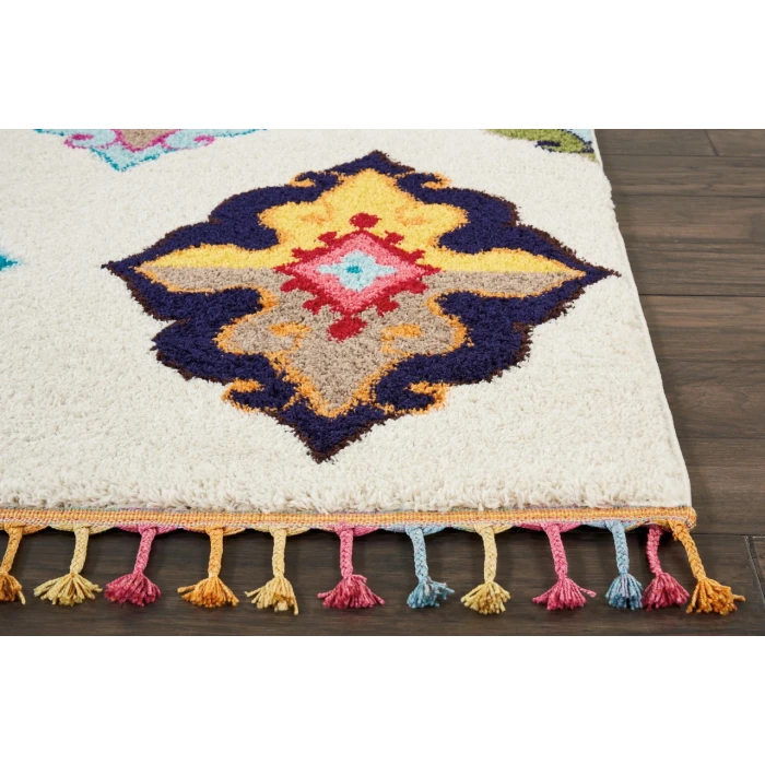 Nourison Home Nomad White NMD06 7ft.10in. x 10ft.6in. Rect. Rug
