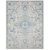 Nourison Home Elation ETN10 Ivory Blue 7 ft. 10 in. X 9 ft. 10 in. Area Rug