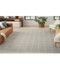 Nourison Serenity Home Light Grey SRH05 7 ft. 10 in. X 9 ft. 10 in. Rectangle Rug
