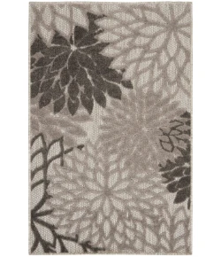 Nourison Home Aloha ALH05 Silver Grey 3 ft. X 5 ft. Area Rug