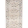 Nourison Home Astra Machine Washable ASW13 Ivory Blue 2 ft. 2 in. X 10 ft. Area Rug