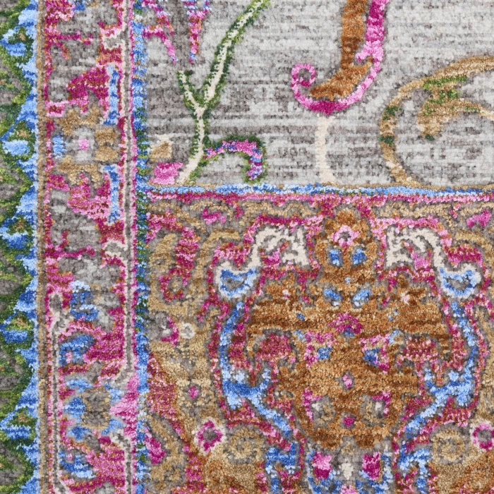 Nourison Home Vintage Harmony Pink VHH03 7ft.10in. x 9ft.10in. Rect. Rug
