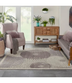 Nourison Home Graphic Illusions GIL04 Grey 6 ft. 7 in. Square Area Rug