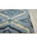 Nourison Home Tahoe Modern Blue MTA06 3ft.9in. x 5ft.9in. Rect. Rug