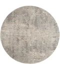 Nourison Quarry Beige Grey QUA03 8 ft. X Round Rug