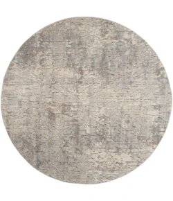 Nourison Home Quarry QUA03 Beige Grey 7 ft. 10 in. Round Area Rug