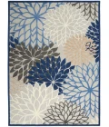 Nourison Aloha Area Rug ALH05 Blue/Multicolor 9' x 12'