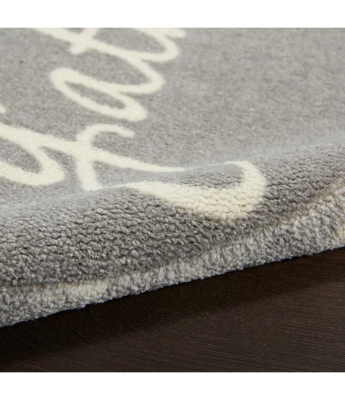 Nourison Accent Decor/Xmas Area Rug 103JP-Grey