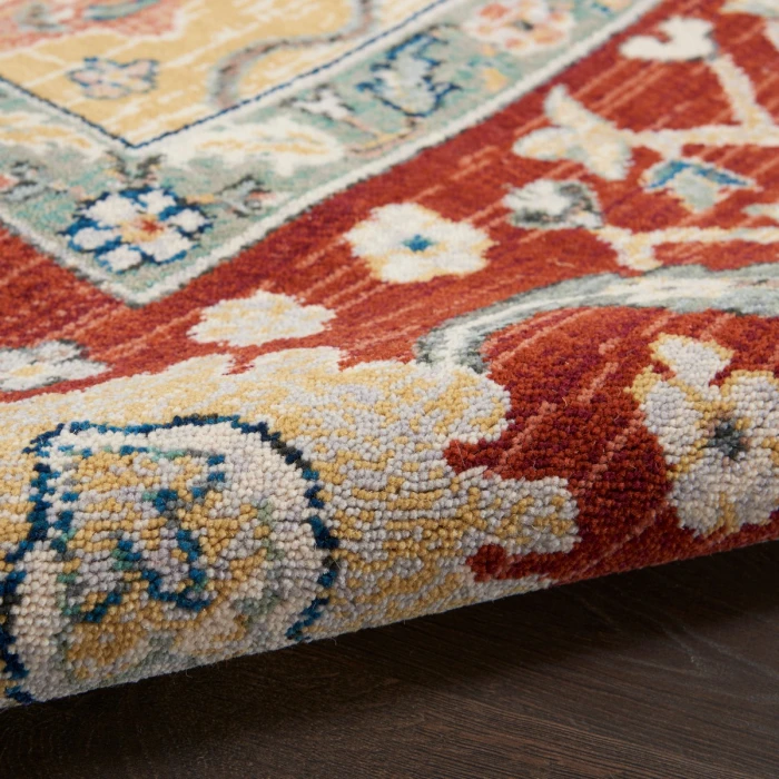 Nourison Parisa Area Rug PSA07 Gold Brick 2'3" x 10'