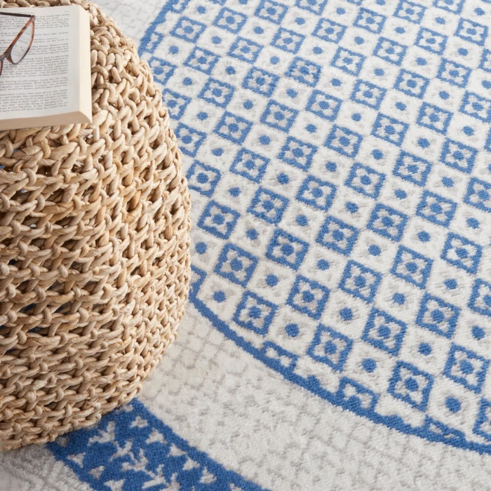 Nourison Whimsicle Area Rug WHS13-Ivory Blue