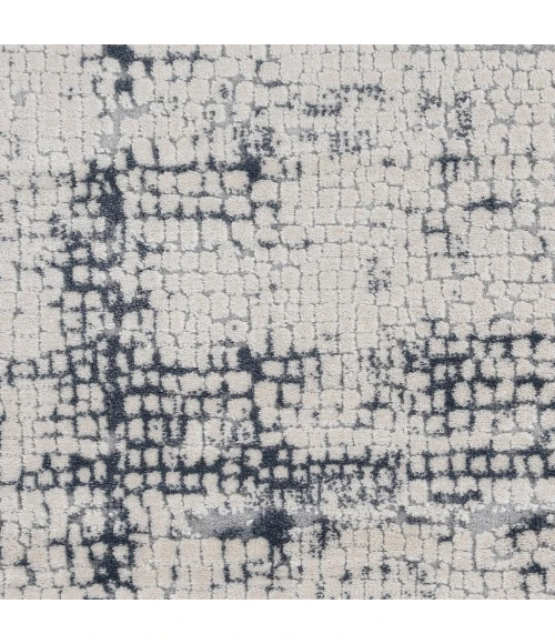 Nourison Rustic Textures Area Rug RUS06-Ivory/Blue