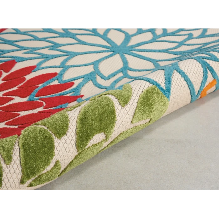Nourison Aloha Round Area Rug ALH05-Green