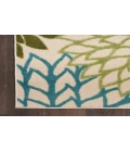 Nourison Aloha Green Multicolor ALH05 2 ft. X 6 ft. Rectangle Rug