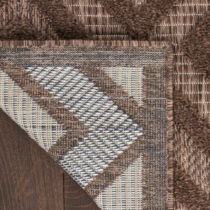 Nourison Home Versatile Brown NRV01 2 ft. X 6 ft. Rectangle Rug