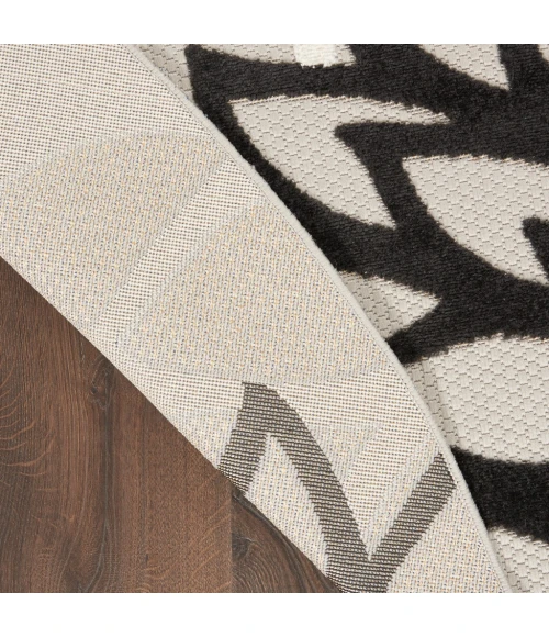 Nourison Aloha Area Rug ALH05-Black White