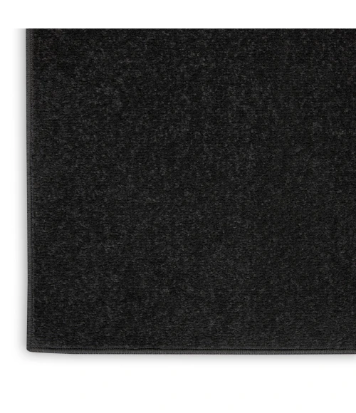 Nourison Nourison Essentials Black Area Rug NRE01 Black 10' x 14'