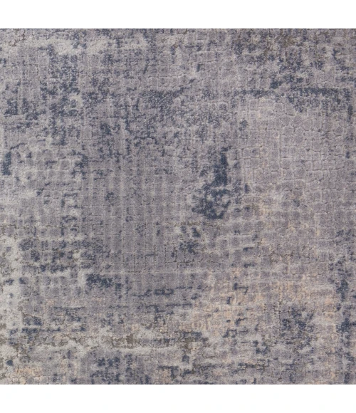 Nourison Rustic Textures Area Rug RUS06 Grey/Beige 5'3" Round