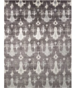 Nourison Home Silk Shadows Grey SHA09 7ft.9in. x 9ft.9in. Rect. Rug